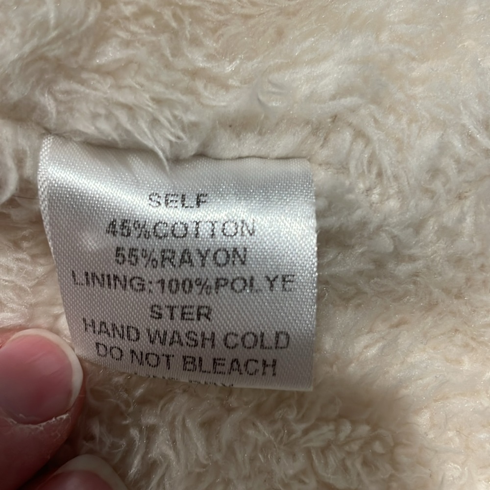 Cream Courderoy Shacket - Picture 8 of 11